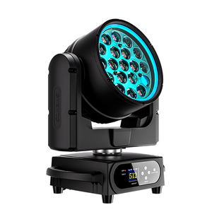 ไฟส่องเวที SHEHDS IP66 19x15W RGBW Moving Head Wash 4in1 LED พร้อมระบบ DMX512 ซูม สำหรับดีเจ - Product Image 5