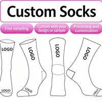 Chaussettes de sport respirantes et douces en nylon/coton, personnalisables avec logo, noires, pour hommes, femmes et jeunes, idéales pour le printemps, l'athlétisme, le quotidien et les loisirs.