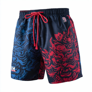 Pantalones Cortos de Boxeo Muay Thai MMA Personalizados para Hombre, Elásticos, Transpirables, Ligeros, con Logotipo Frontal, para Entrenamiento en el Gimnasio - Product Image 6