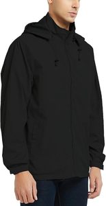 Chaqueta Cortavientos Personalizada con Logotipo, Impermeable, con Capucha, Ropa Casual para Exteriores, Estilo Urbano, Diseño Color Block - Product Image 5