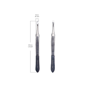 Juego de pinzas de punta fina de 2 piezas con agarre antideslizante - Product Image 5