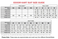 Setelan Balap Edoor Wear Dua Lapis Putih Merah Hitam yang Dapat Disesuaikan, Desain Satu Potong untuk Kart Go-Kart, Penggunaan Luar Ruangan, Grosir