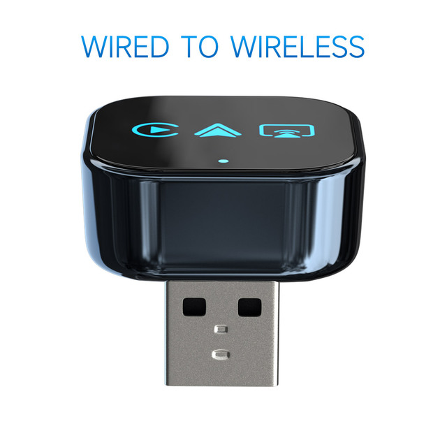 USB Carplay Adapter 4-in-1 Wireless Mirror Link Carplay Box Airplay Dongle for IOS/Android Phones with 1 Year Warranty