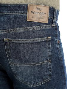 Shorts en jean délavé foncé pour homme, coupe droite, taille mi-haute, décontracté, été, coton respirant avec poches - Product Image 5