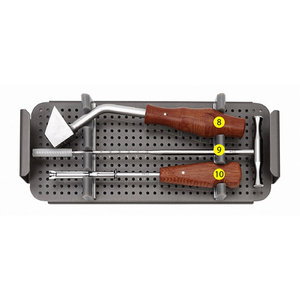 Kit d'instruments pour vis canulées en traumatologie, collection complète d'instruments chirurgicaux orthopédiques pour la réparation osseuse et la pose d'implants - Product Image 4