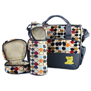 Set di 5 pz tasche isolate da viaggio borse a tracolla per pannolini per mamma e papà con fasciatoio per mamma e papà - Product Image 6