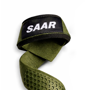 Sangles unisexes professionnelles en coton/polyester/néoprène vert olive, respirantes, réglables, antidérapantes, avec grip alvéolé, durables et rembourrées - Product Image 5