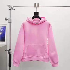 Sudadera con Capucha Casual para Mujer, Forrada, de Invierno, Estilo Urbano, 100% Algodón, Felpa Transpirable, 200g, Lavado Ácido, 3D - Product Image 6