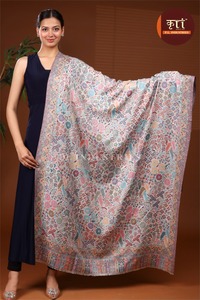 Floral Shawl <b>Wrap</b> Printed Traditional Scarf Hijab Shawl with Fringe for Daily Wear - Product Image 5