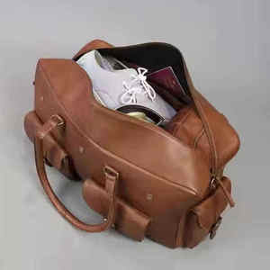 Bolsa de Deporte y Viaje de Piel Genuina de Alta Calidad con Cierre de Cremallera, Personalizable, en Oferta, a Bajo Precio - Product Image 6