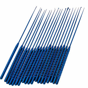 Instruments de Neurochirurgie – Kit Manuel 19 PIÈCES – Spatules Micro en Titane, Dissecteurs, Micro Curettes, Crochets à Nerfs, Crochets Vasculaires - Product Image 5