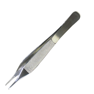 Pinces chirurgicales de haute qualité et pinces à pansements à poignée ergonomique en acier inoxydable dentelé - Product Image 1