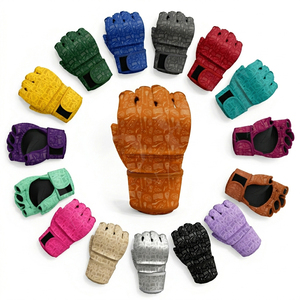 Gants de combat légers, respirants, confortables et durables en cuir PU pour l'équipement de protection sportive et le sparring - Product Image 1