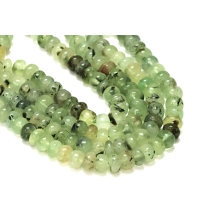 Cuentas Redondas de Prehnita Rutilada: 8-11mm, Piedras Preciosas para Joyería y Artesanía - Product Image 2