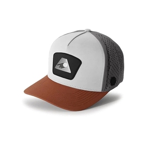 Factory Customized Quick Dry Golf Hats Laser Perforated Panels Three Tone Design Custom Silicone Patch Branding Injae Vina Golf - Product Image 1