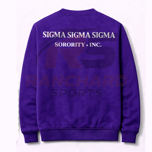 Sweat-shirt personnalisé en gros pour femmes avec lettres grecques de sororité – Sweat-shirt de haute qualité avec lettres grecques de sororité pour femmes, logo personnalisé - Product Image 2