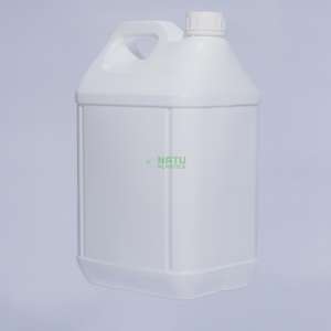 Botella Cuadrada de Plástico HDPE de 5L con Asa para Aceite de Motor y Productos Químicos, con Tapa de Rosca y Sellado, Impresión de Logotipo Personalizable - Product Image 4