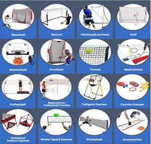 Waising 3-en-1 Sports Combo Badminton Volleyball Flying Disc Net pour le jeu en plein air - Product Image 4