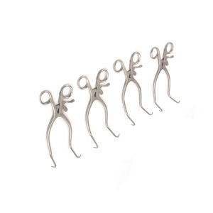 Ensemble de rétracteurs Weitlaner Gelpi 6 pièces, instrument chirurgical manuel, certifié CE classe I, pour utilisation en salle d'opération - Product Image 3