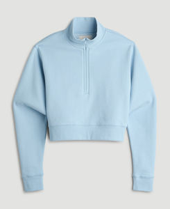 Sudaderas de Invierno para Mujer al por Mayor de la Mejor Calidad, Tallas Completas, Estilo Urbano, de Algodón Teñido Liso, Forro Polar Transpirable, con Cremallera Frontal Baja - Product Image 5