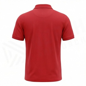 เสื้อโปโลผู้ชายไซส์ใหญ่พิเศษ แขนสั้น ผ้าฝ้าย ระบายอากาศดี คอปกแบบพับได้ สีพื้น สามารถสั่งทำสีได้ - Product Image 2