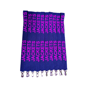 Sangles de sac à main perlées JACKETS - Atlanta Braves/Georgia Tech |   Chaîne de soutien pour les universités en gros |   Accessoire d'équipe personnalisé OEM - Product Image 3