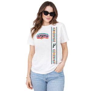 Hot Sale Women's OEM Saints Antonio Spurs Daily Wear Cotton <b>T</b>-<b>Shirt</b> With Crew Neck Short Casual Breathable Spring/Summer Wear - Product Image 1