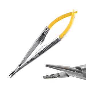 Porte-aiguilles Castroviejo, Ciseaux à ressort microchirurgicaux, Kit d'instruments chirurgicaux dentaires - Product Image 3