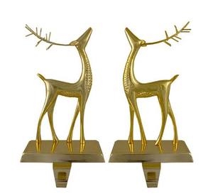 Antique Finish Small Christmas <b>Stocking</b> Holder For Hanging Decorative Use <b>Xmas</b> <b>Stocking</b> Holder For Fireplace Use - Product Image 5