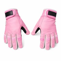 Guantes de Bateo de Béisbol de Cuero Personalizados de Calidad Profesional para Adultos, para Mano Izquierda, Tallas XL/XXL, Diseño de Color Personalizado, para Entrenamiento
