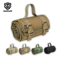 OEM Hongkai Vanguard Tapis de sol pliable camouflage tactique, pochette de rangement pour outils, en polyester 500D imperméable et antidérapant
