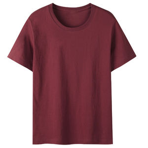 เสื้อยืดคอกลมแขนสั้นทรงหลวมสีพื้นแบบยูนิเซ็กซ์ น้ำหนัก 210 กรัม ผลิตจากผ้าฝ้ายเป็นมิตรต่อสิ่งแวดล้อม ราคาโรงงานจากบังกลาเทศและจีน - Product Image 3