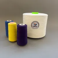 Fil à coudre 32/3 semi-mat haute ténacité élastique imperméable 100% polyester filé pour broderie point de croix haute température