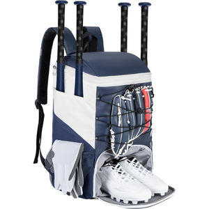 <b>Bat</b> & Softball Equipment Bag for Youth and Adults – <b>Baseball</b> Backpack with Shoe Compartment, Fence Hook, Waterproof - Product Image 1