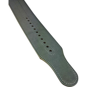 Cinturón de Levantamiento de Pesas Profesional de Cuero Genuino, Cinturón de Soporte Lumbar para Gimnasio, Entrenamiento de Fuerza y Powerlifting, OEM ODM - Product Image 3