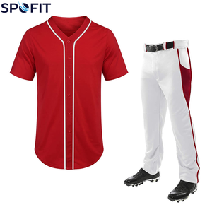 Uniforme de Béisbol de Último Diseño, Nuevo Estilo, Calidad Premium, Color Sólido, Impresión por Sublimación - Product Image 1