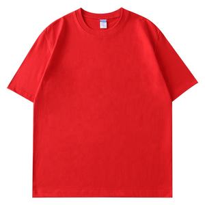 Haute qualité 260gsm 100% coton essentiel blanc col rond à manches courtes t-shirts pour hommes usine en gros impression de logo personnalisé - Product Image 4