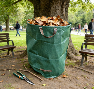 <span class=keywords><strong>Sac</strong></span> à déchets <span class=keywords><strong>de</strong></span> jardin autoportant avec poignées renforcées, <span class=keywords><strong>sac</strong></span> à feuilles réutilisable pour le transport d'herbe, <span class=keywords><strong>de</strong></span> déchets et <span class=keywords><strong>de</strong></span> <span class=keywords><strong>terre</strong></span> - Product Image 2