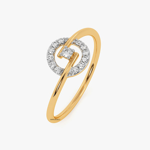 Bague géométrique en diamant de culture pour femme, bague en or de luxe avec diamant, en or massif 10K 14K 18K, argent 935 925, joaillerie fine - Product Image 3