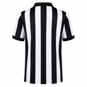 Ensembles de maillots d'arbitre pour hommes, noir et blanc, imprimés, à col, demi-zip, poche poitrine, manches courtes, pour basketball professionnel - Product Image 2