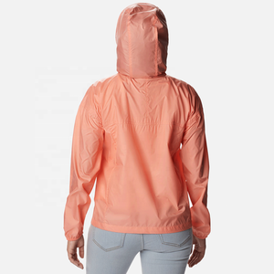 Custom Lightweight Women's Waterproof Windbreaker Jacket Hooded Outdoor Sportswear Zip Up Casual Thin Windproof Sun Coat - Product Image 2