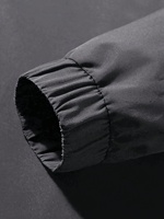 Veste softshell grise pour homme, col montant, fermeture éclair, poches, imperméable, coupe-vent, respirante, vêtements d'extérieur, coupe classique, toutes saisons
