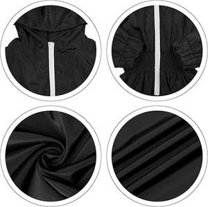 Ensemble de survêtement coupe-vent 2 pièces léger et oversize avec veste zippée et pantalon - Product Image 5