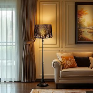 Grands abat-jour en forme de tambour pour lampes de table et de sol, couverture élégante pour l'éclairage domestique - Product Image 3