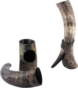 Top Selling New Polished Carved Love Design Viking <b>Drinking</b> <b>Horn</b> with Logo Authentic Food Safe No Leaks Norse - Product Image 2
