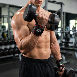 Customized Material Polyester Wrist Wraps Heavy Duty Support <b>Straps</b> for Gym Training Bench Press Shoulder Press Olympic Lifting - Product Image 3