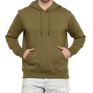 เสื้อฮู้ดดี้สตรีทแวร์แบบสวมหัวทรงปกติ ผ้าฝ้ายฟลีซ สีพื้น แขนยาว แฟชั่นผู้ชาย สั่งผลิตได้ตามแบบ OEM - Product Image 4
