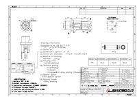 Connecteur de prise d'alimentation CC BSUN Custom DC00250 3PIN 5.7mm