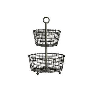 Nouvelle Arrivée : Panier de Rangement en Fil de Fer pour Comptoir de Cuisine, Étagère à Fruits et Légumes à Niveaux, Durable, Taille et Forme Personnalisables - Product Image 1