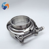 Collier de serrage rapide V-Band à installation facile pour tuyau d'échappement automobile